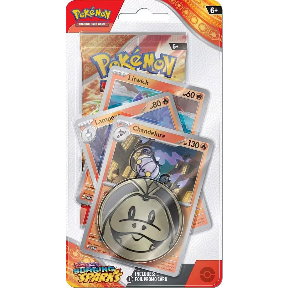 Pokémon TCG - Surging Sparks Chandelure Promo Blister Pack (EN) 2024